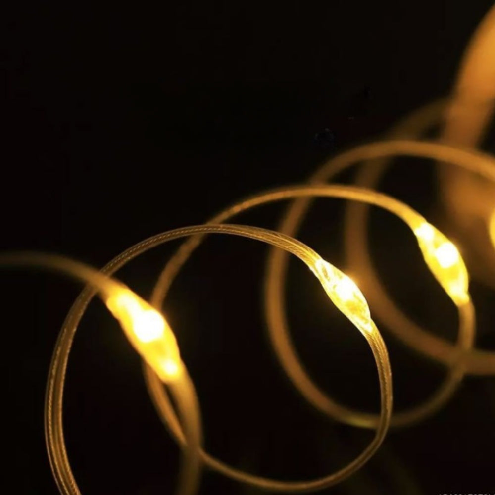 LumiFlex - Bærbar oppladbar LED-strip med uttrekkbar kabel og stativ