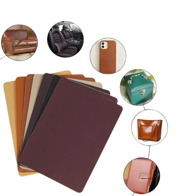FixLeather selvklebende lærreparasjonslapp