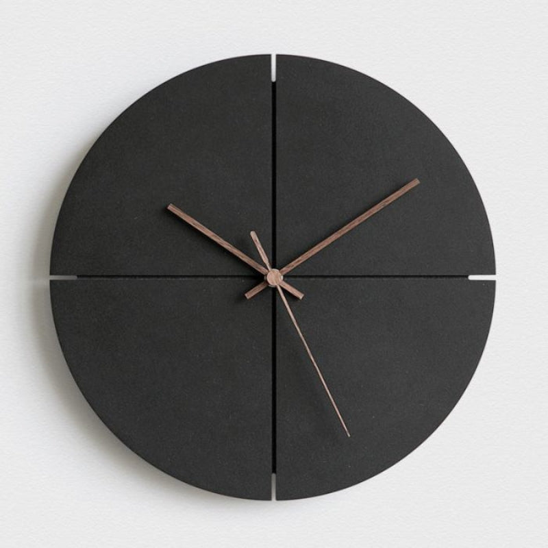 Nordur Stilig Silent Wall Clock - Elegant dekorasjon for hjemmet