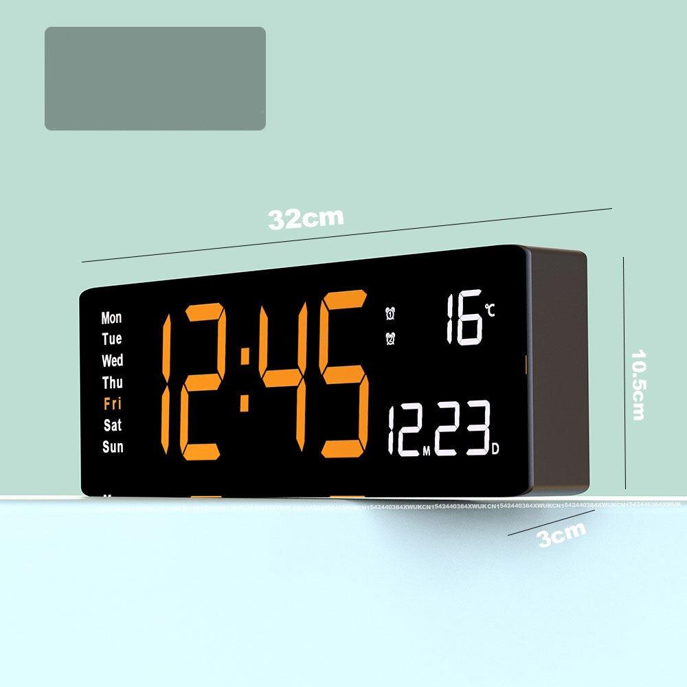 LumiTime Elegant digitalklokke - moderne design og opplyst display