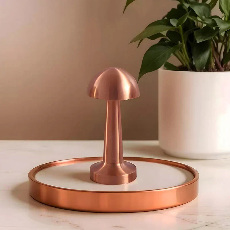 LumiShroom - Elegant sopplampe i kobber
