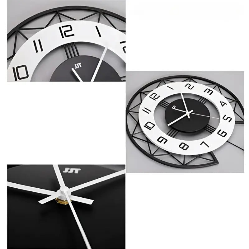 SilentForm moderne veggklokke