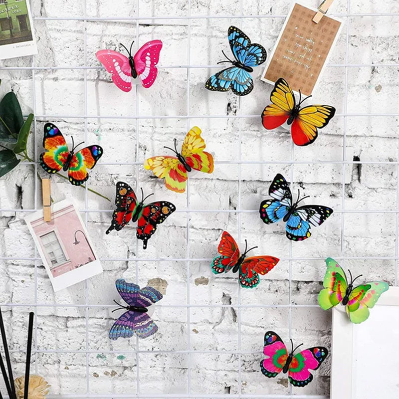 LumiWings - 3D fargerik LED sommerfugl nattlys