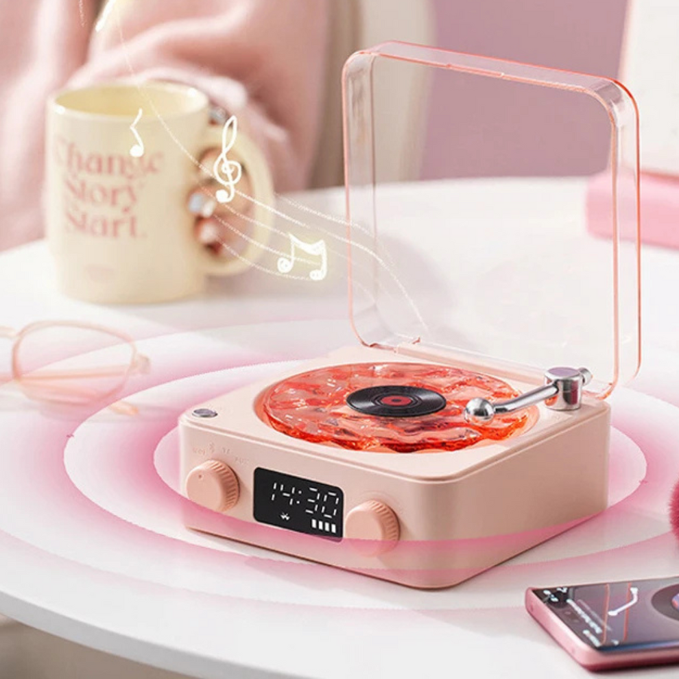 SpinTime - Vintage-inspirert klokke med moderne lydfunksjoner