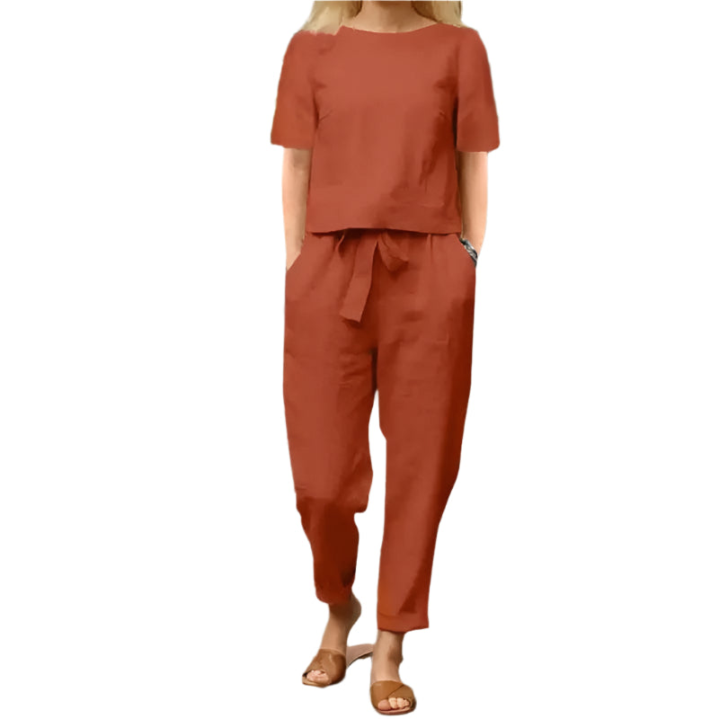 Olivia Elegant sommersett - Elegant todelt for varme dager