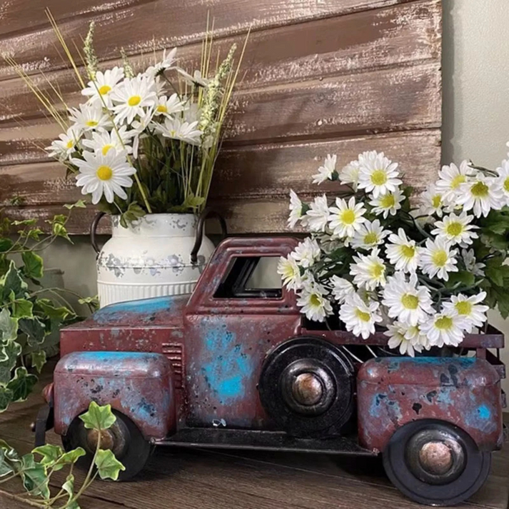 RusticHaul - Dekorative potteplanter i vintage lastebil