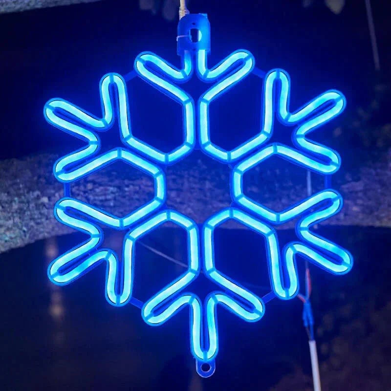 SnowGlow LED-snøfnuggbelysning - magisk glød for en fortryllende atmosfære