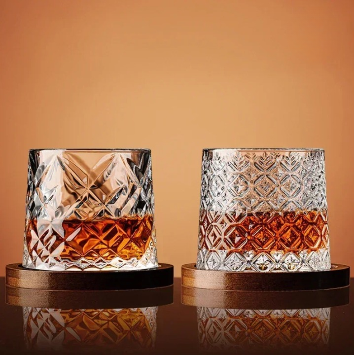 WhiskeySpin - førsteklasses roterende whiskyglass