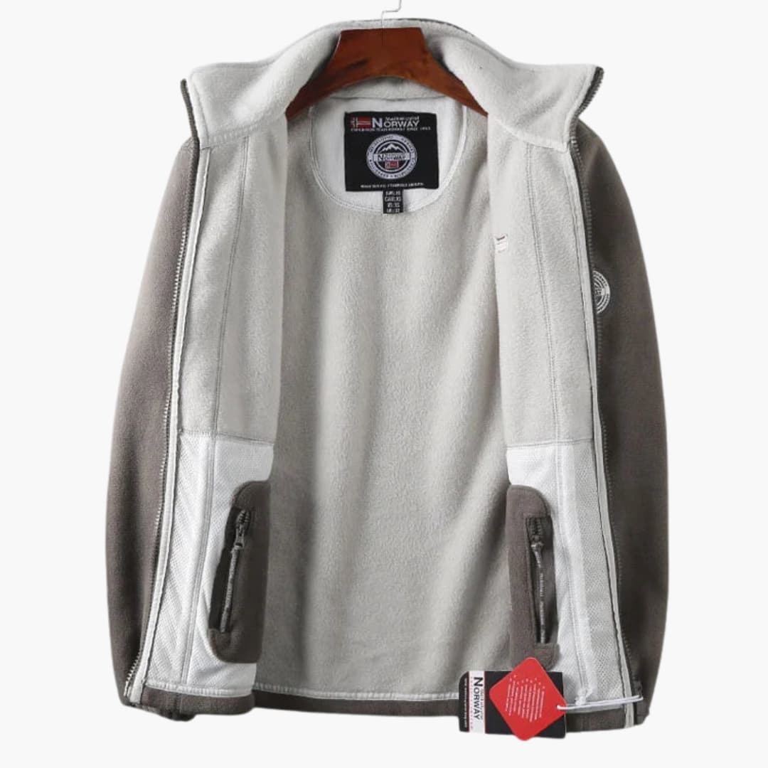 Stephen Soft Classic Fleecejakke med full glidelås