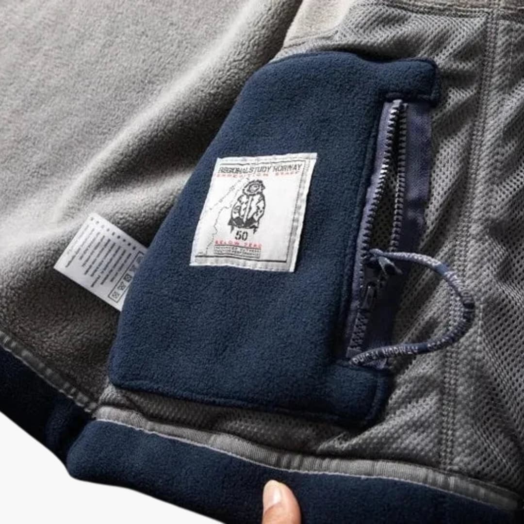 Stephen Soft Classic Fleecejakke med full glidelås