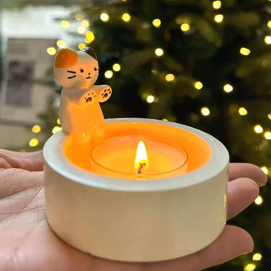 LumoPaws telysestake - sjarmerende kattedesign for hygge og atmosfære