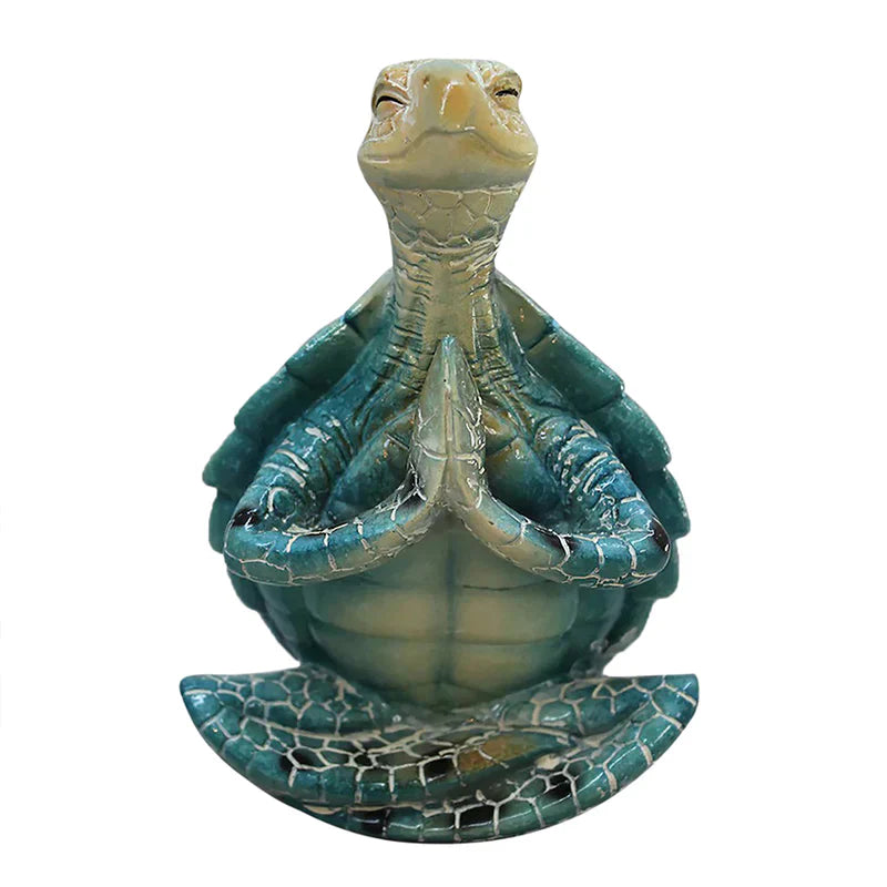 ZenTurtle dekorativ figur - afslappende design med fine oplysninger