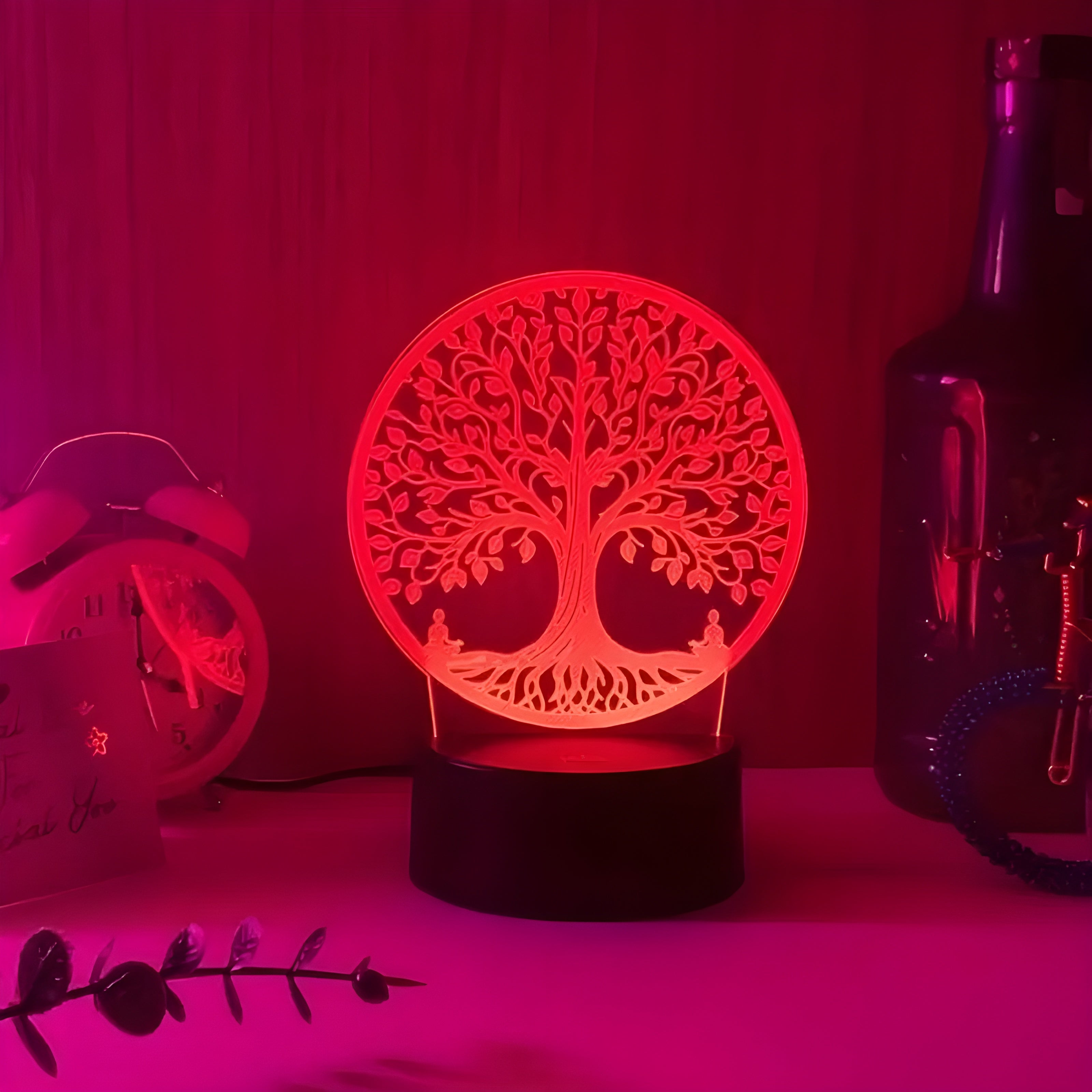 DreamGlow - 3D LED-lampe for stilfull belysning på soverommet