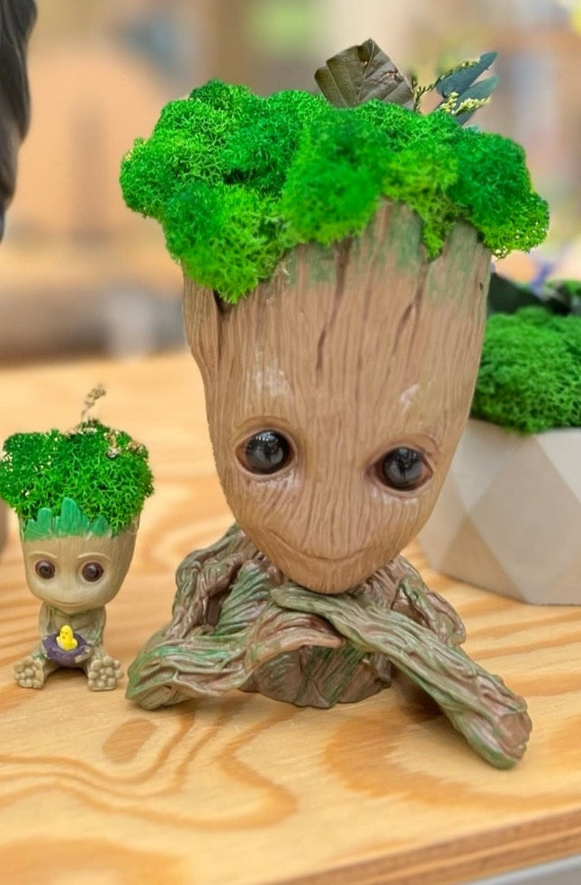GrootPot - Dekorativ blomsterpotte med Baby Groot for stilig innredning