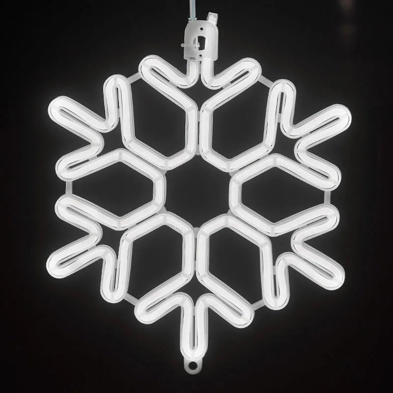 SnowGlow LED-snøfnuggbelysning - magisk glød for en fortryllende atmosfære