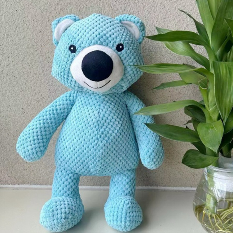 Tyggebamse slitesterk plysjlekeleke for hunder og katter