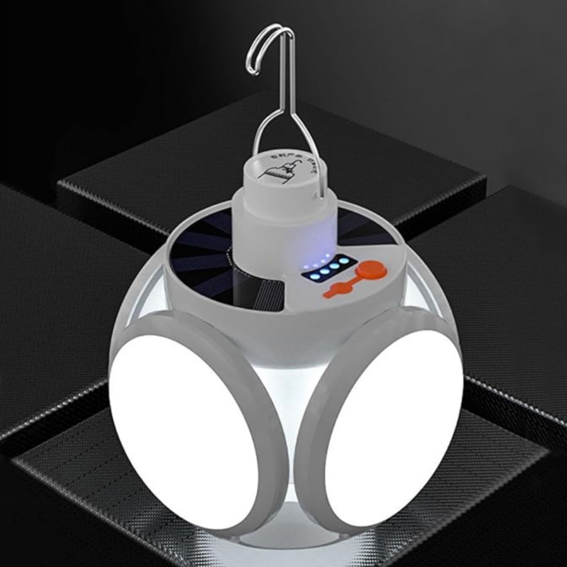 SolarGlow – Solcelledrevet utelys med USB-lading