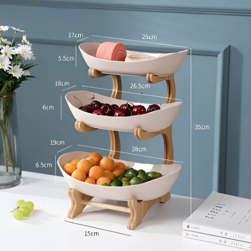 SnackNest - Serveringsbrett med flere lag