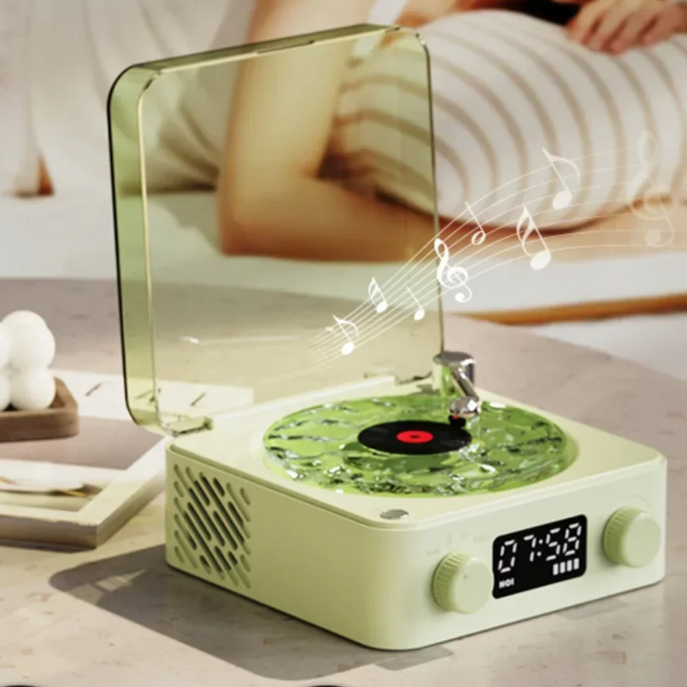 SpinTime - Vintage-inspirert klokke med moderne lydfunksjoner