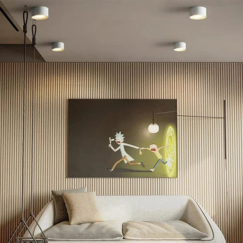 PlushGlow - Moderne innfelt LED-taklys
