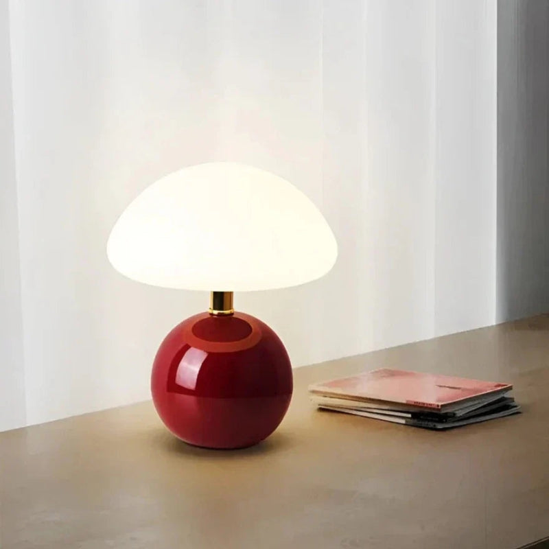 GlowCap - Moderne soppformet bordlampe