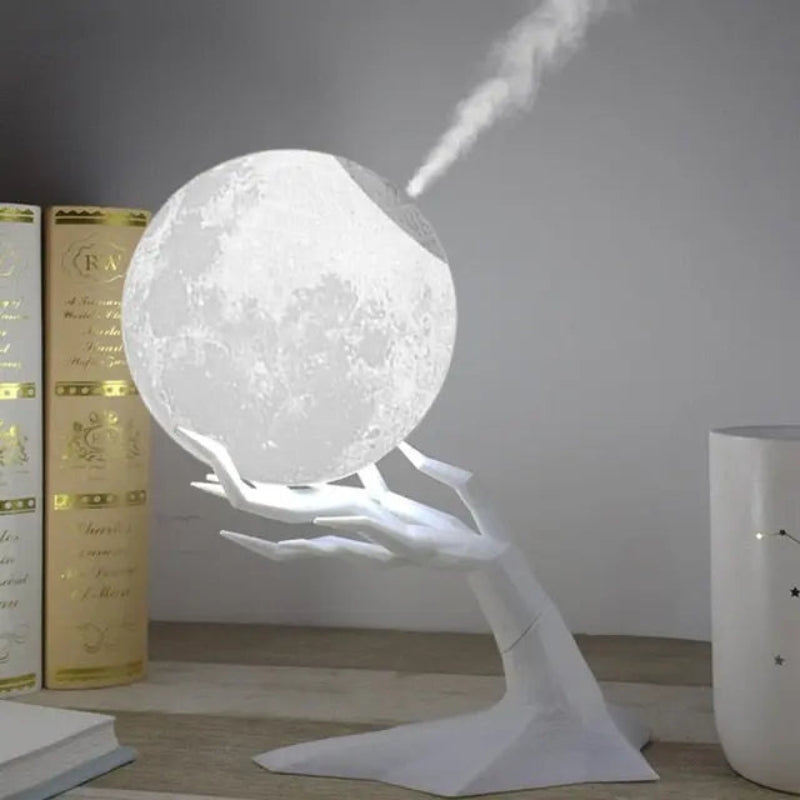 MistLume oppladbar lampe og luftfukter