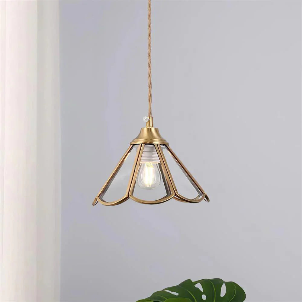 LumiGlas pendellampe – elegant belysning med teksturert glassskjerm