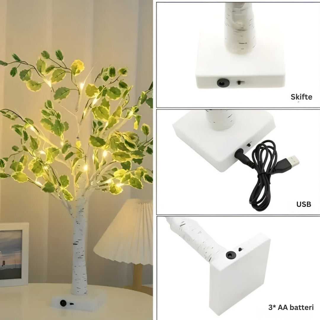 LeafLight - Unik lampe i tre