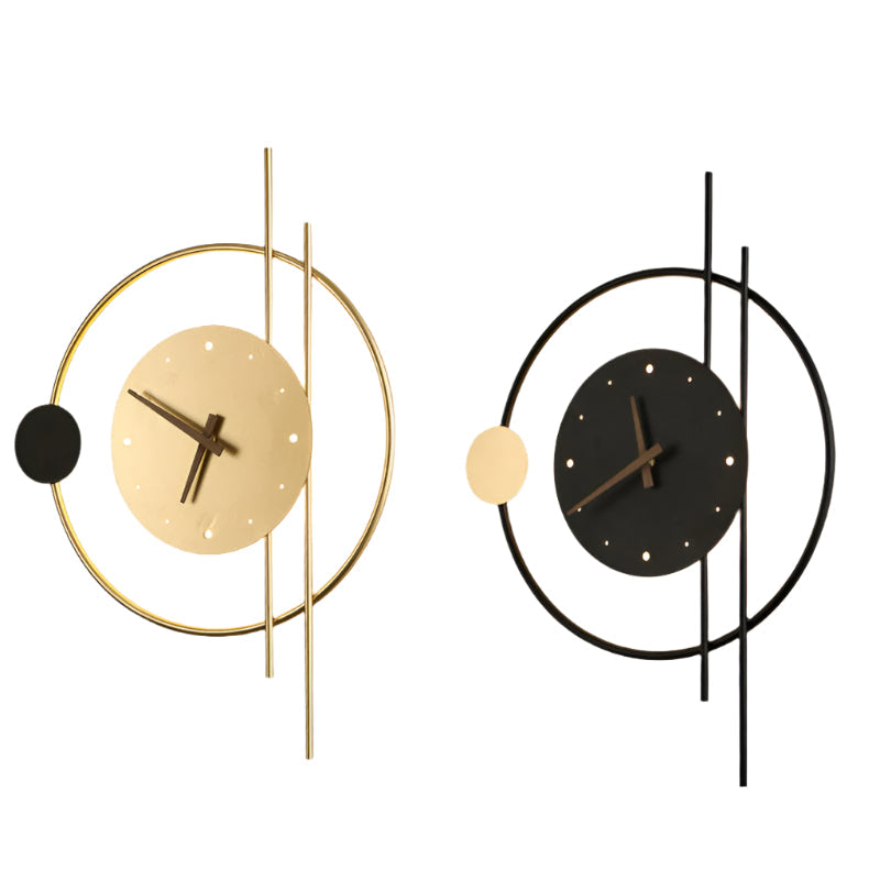 GlowTime – Moderne LED-veggklokke