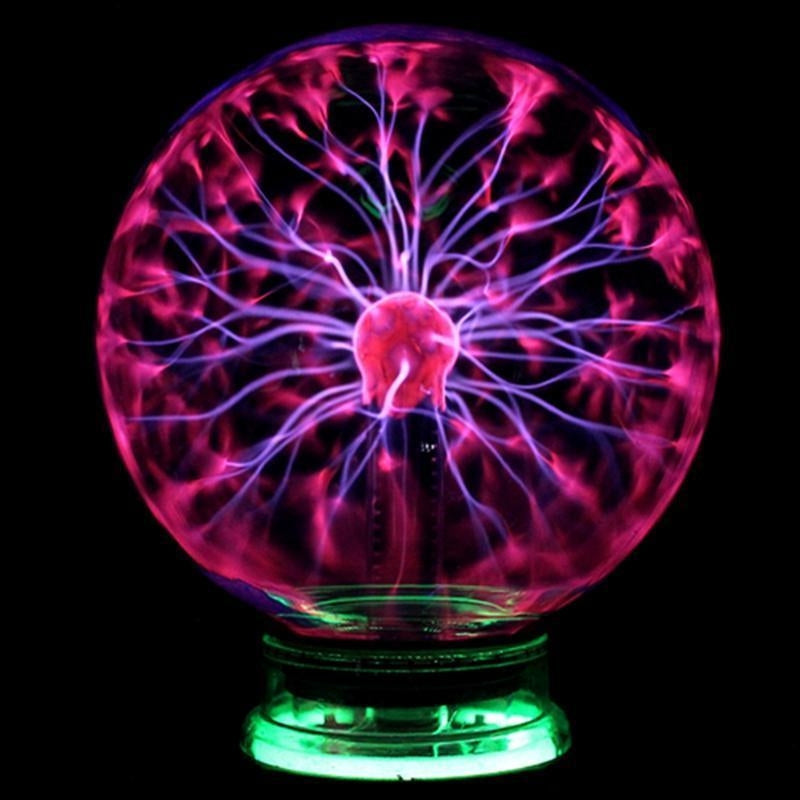 ElectroGlow - Interaktiv plasmaball med livlige streamere