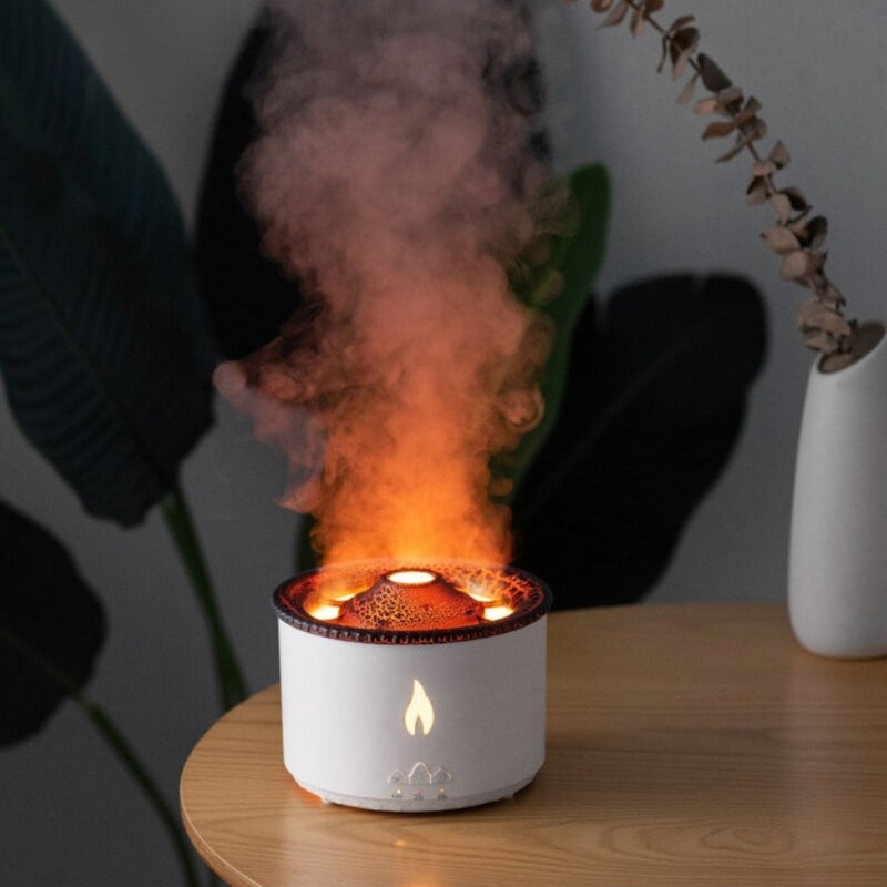 AromaGlow - Ultrasonisk essensiell oljespreder med LED-stemningslys