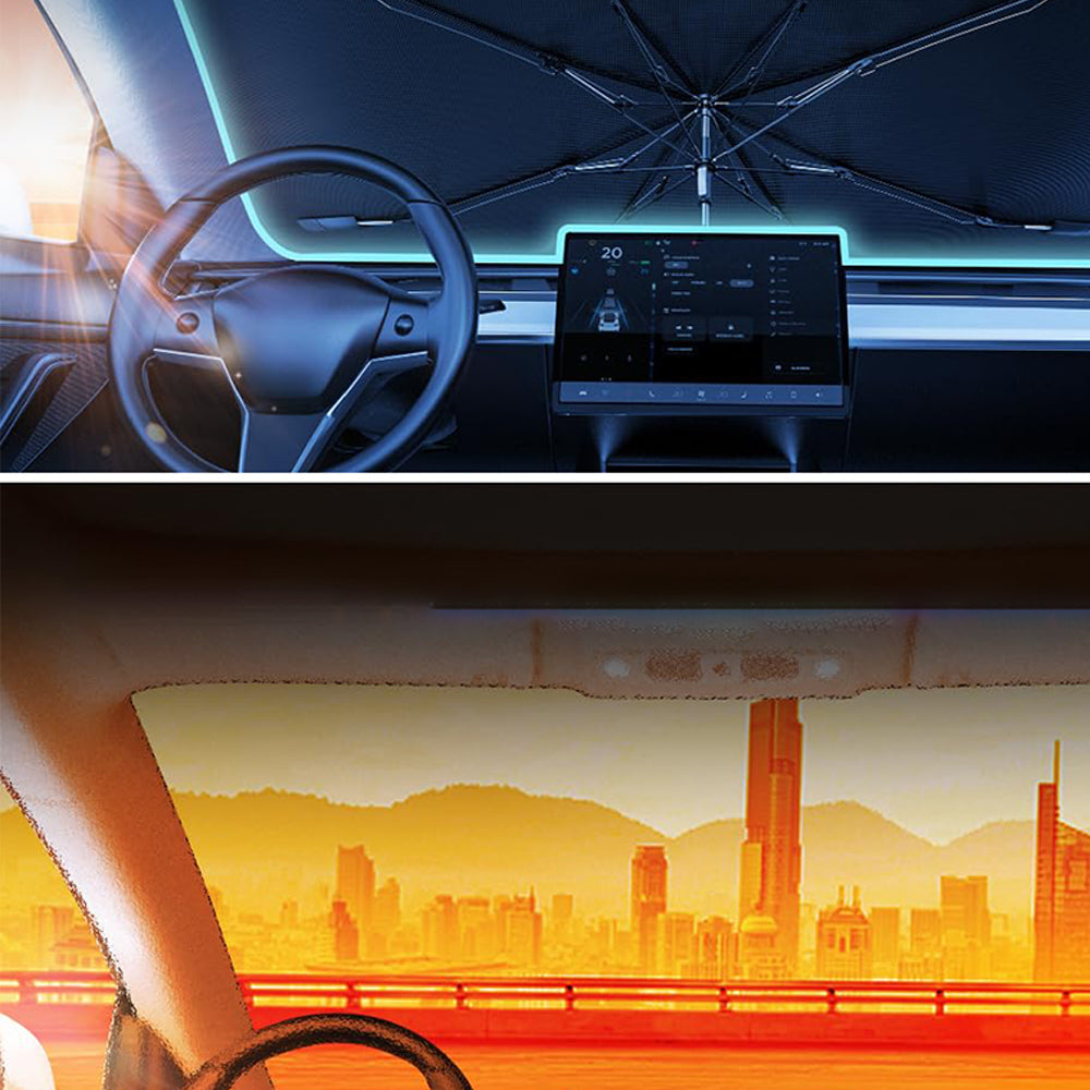 CoolGuard Pare-soleil Forrude - Effektiv UV-beskyttelse og forfriskende solskjerming for bilen