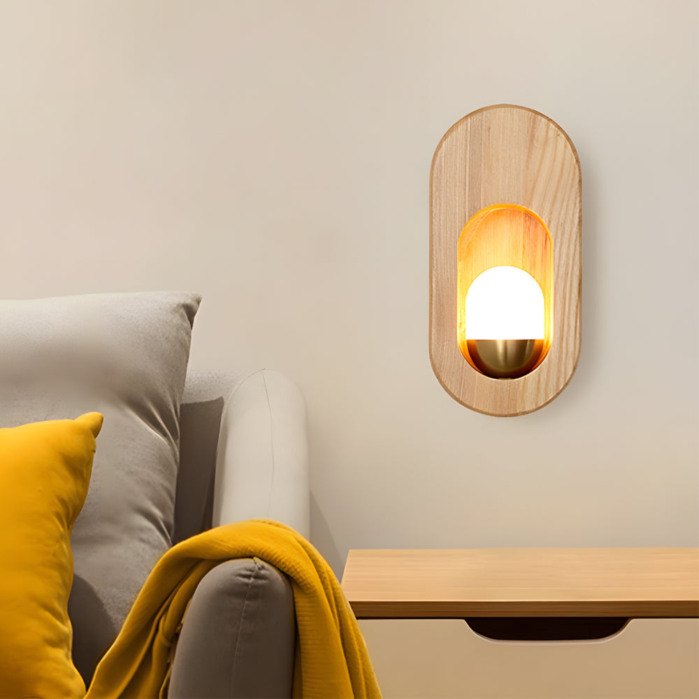 Glow - Moderne, buet vegglampe med mykt LED-lys