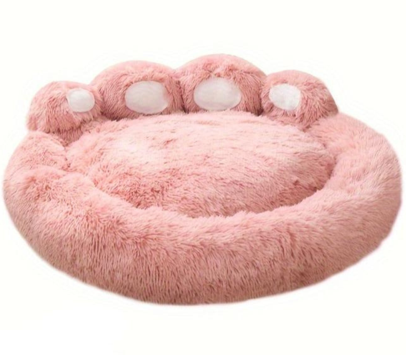 CozyPaw vaskbar kjæledyrseng med poteformet design