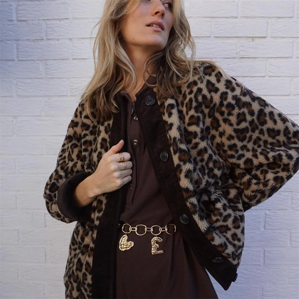 Solveig - Luxe Leopard-mønster vest