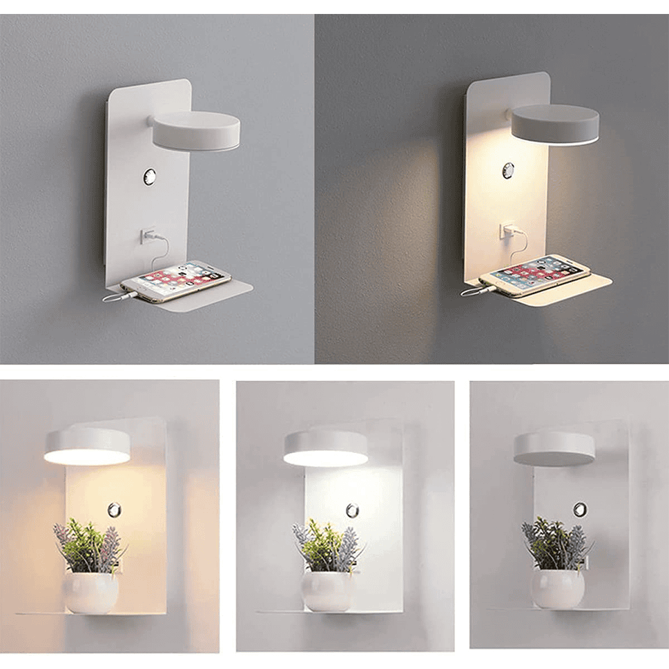 HaloRest Sconce – Skandinavisk sengebelysning med en varm glød