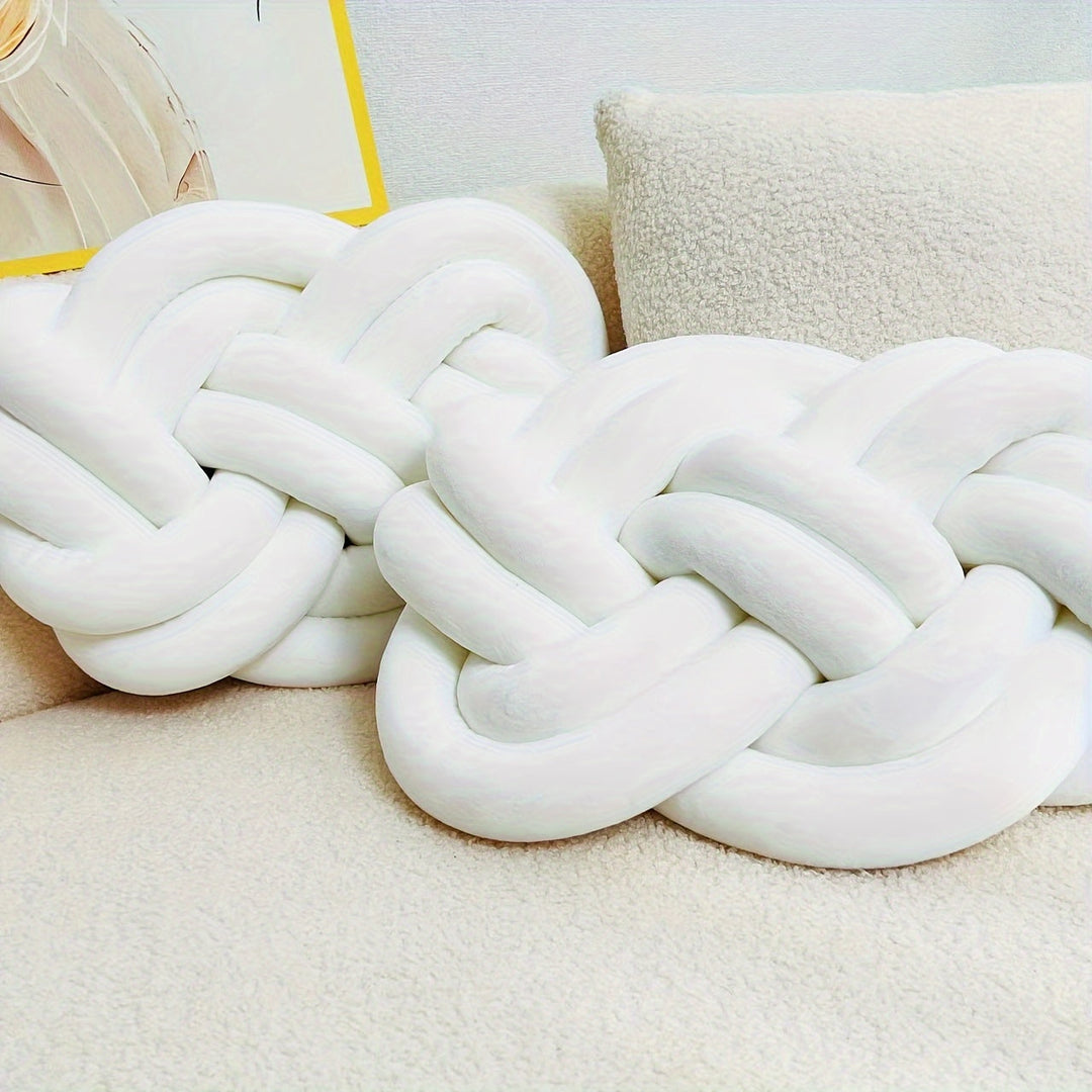 CozyPlush sett med 2 plysj pynteputer – myk eleganse for hjemmet ditt