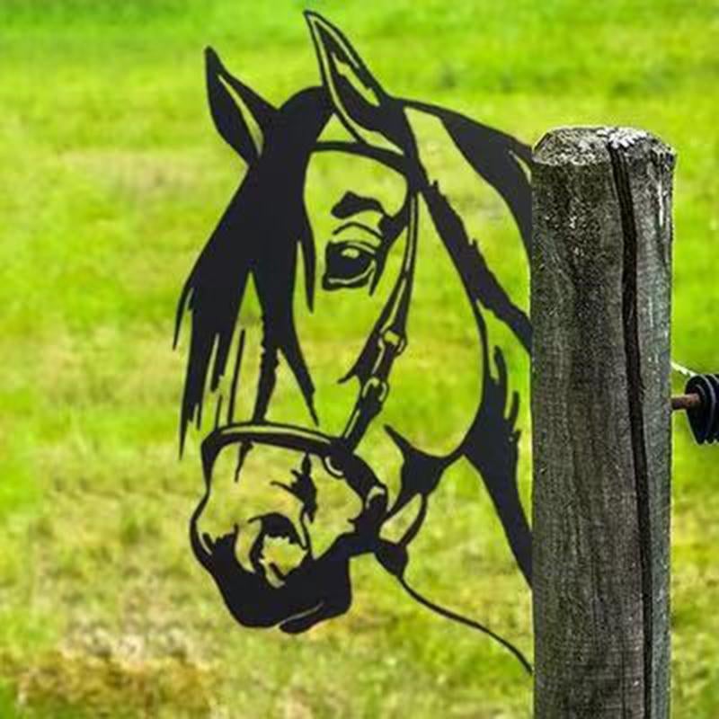 WildPost - Gjerdetoppere med dyresilhuett i metall