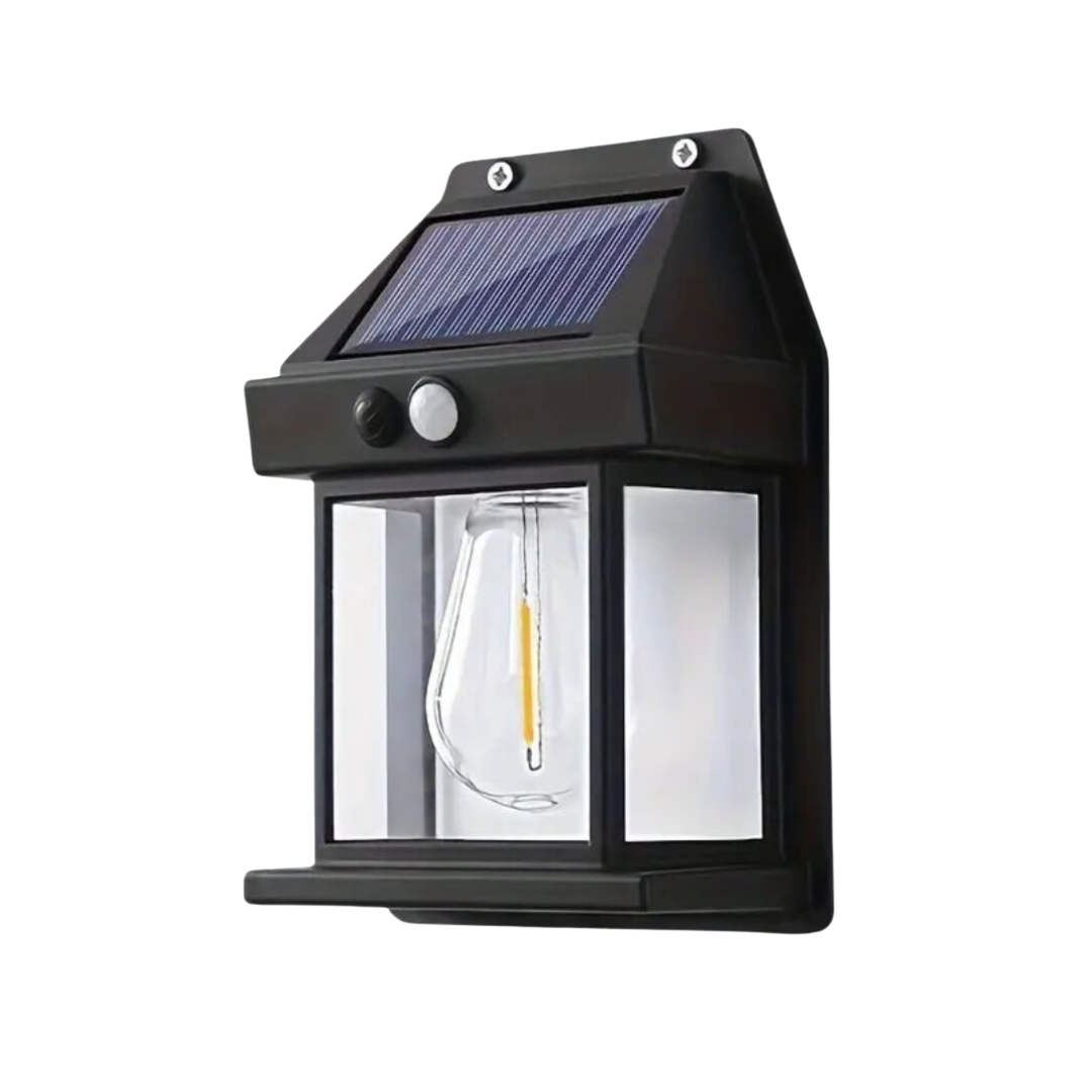 Solar utelys med bevegelsessensor og automatisk tenning