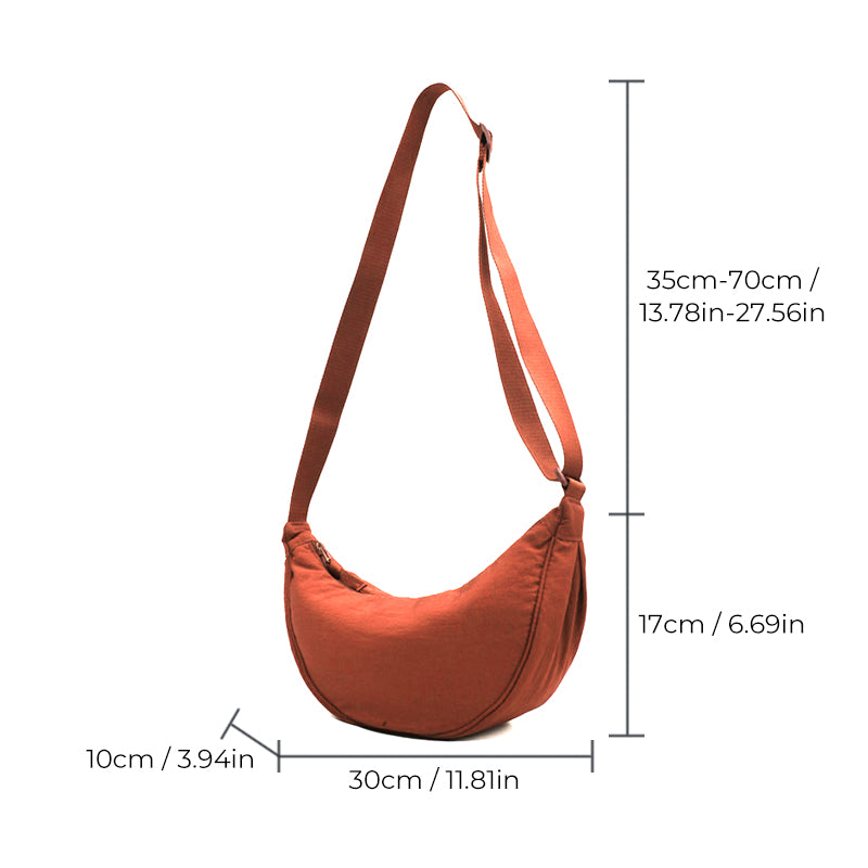 CurveCross - Stilig, buet crossbody-veske til mote når du er på farten