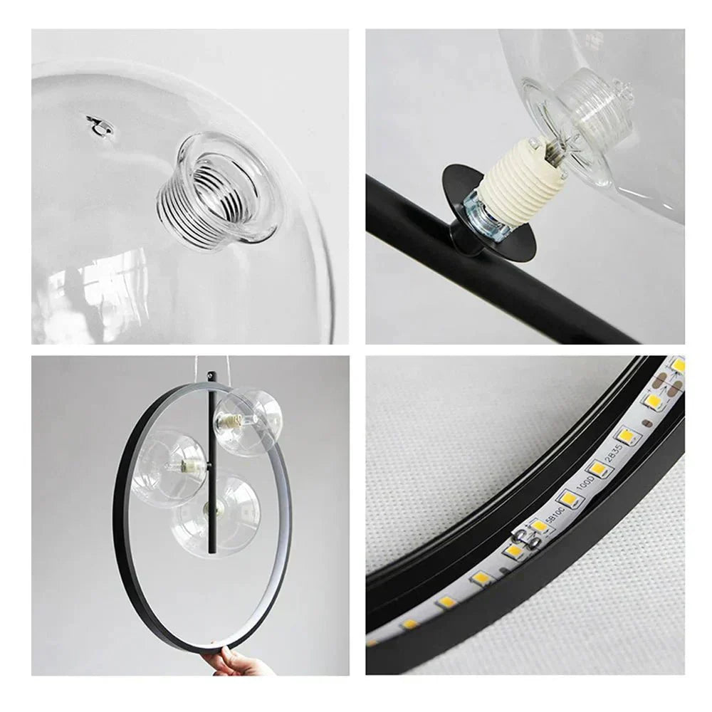 LumaSky – Elegant flytende pendel med myk belysning