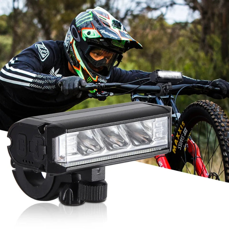GlowSecure USB oppladbar sikkerhetslykt – Vanntett, ultrasterk LED-sykkellykt