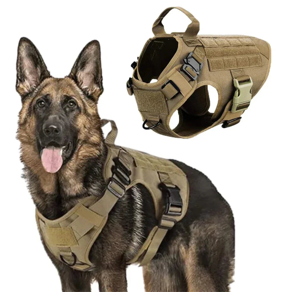 PawsSecur Taktisk Vest for hunder – Anti-pull sele med justerbare paneler