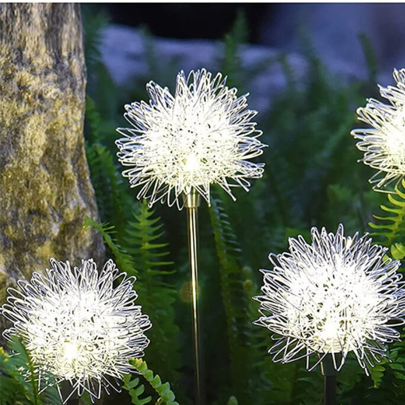SolarBloom - Magisk utendørs blomsterkulebelysning