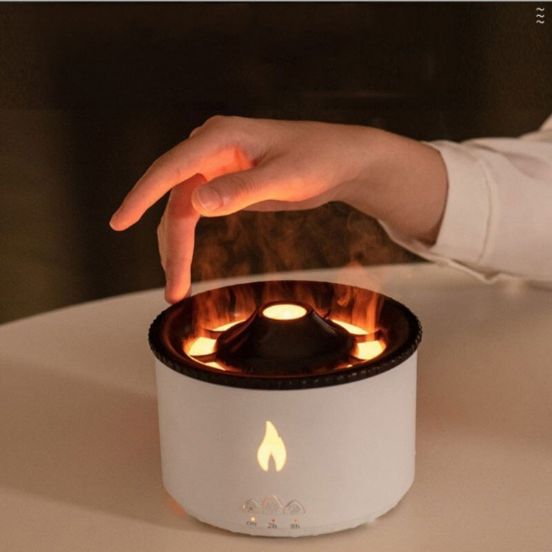 AromaGlow - Ultrasonisk essensiell oljespreder med LED-stemningslys