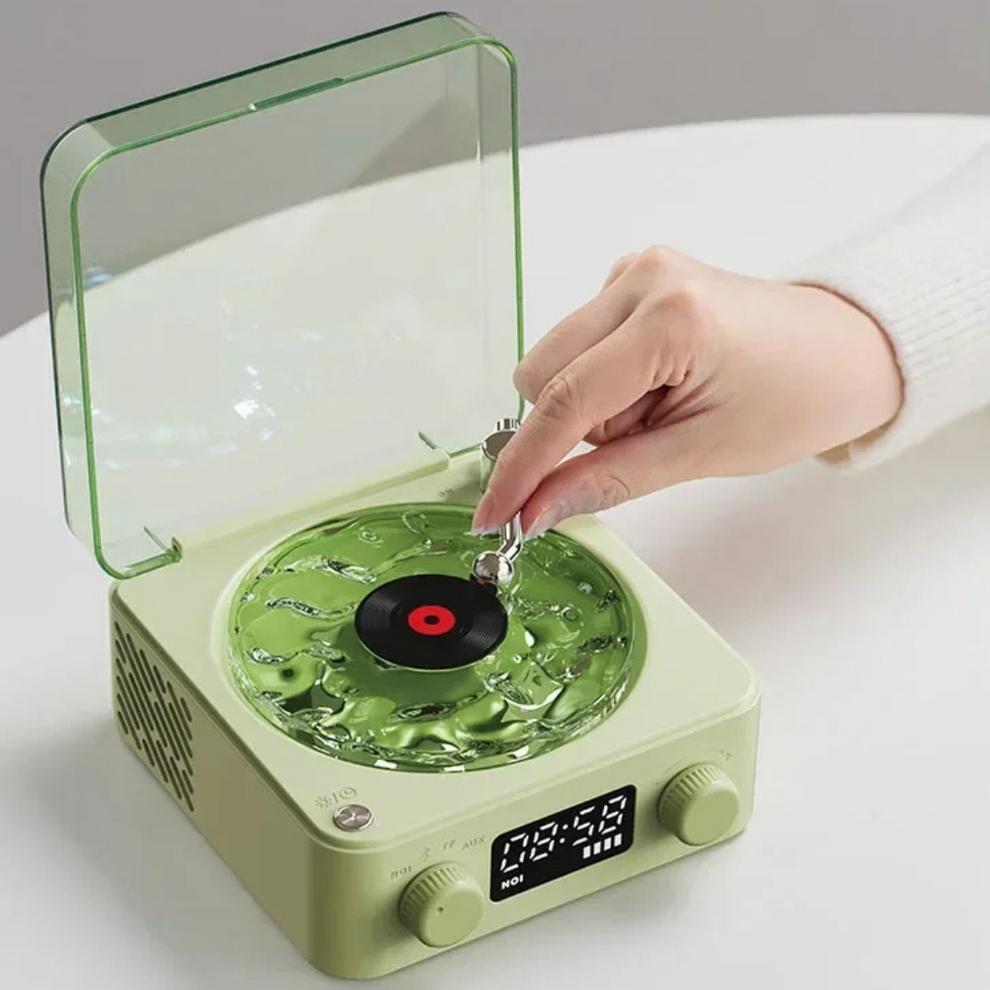 SpinTime - Vintage-inspirert klokke med moderne lydfunksjoner
