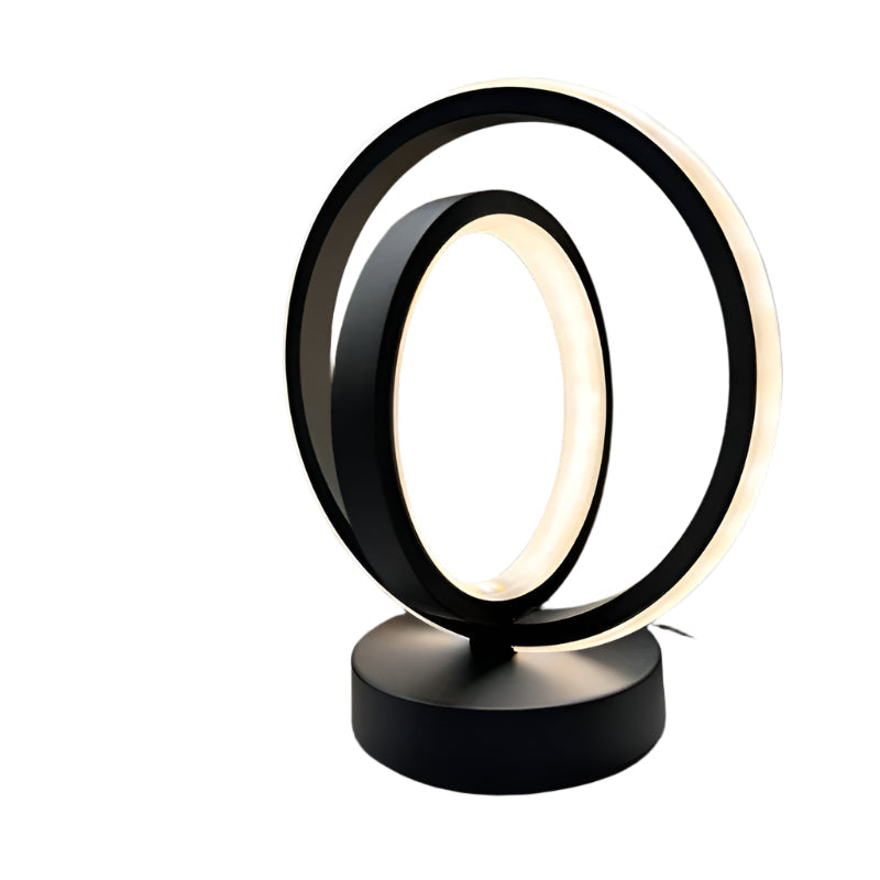 LumiFlex – Moderne dimbar bordlampe med unik design og USB-port