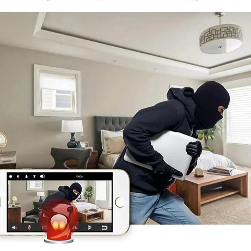 SafeView HD Mini WiFi-overvåkningskamera med nattsyn for hjemmesikkerhet