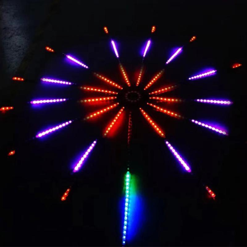 GlowArt Smart LED-vegglampe med fjernkontroll og DIY-lysinnstillinger