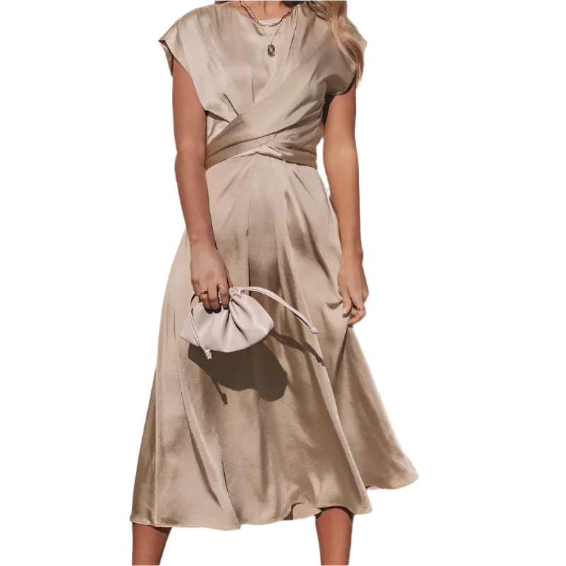Sofie Elegant Omslagskjole Midi